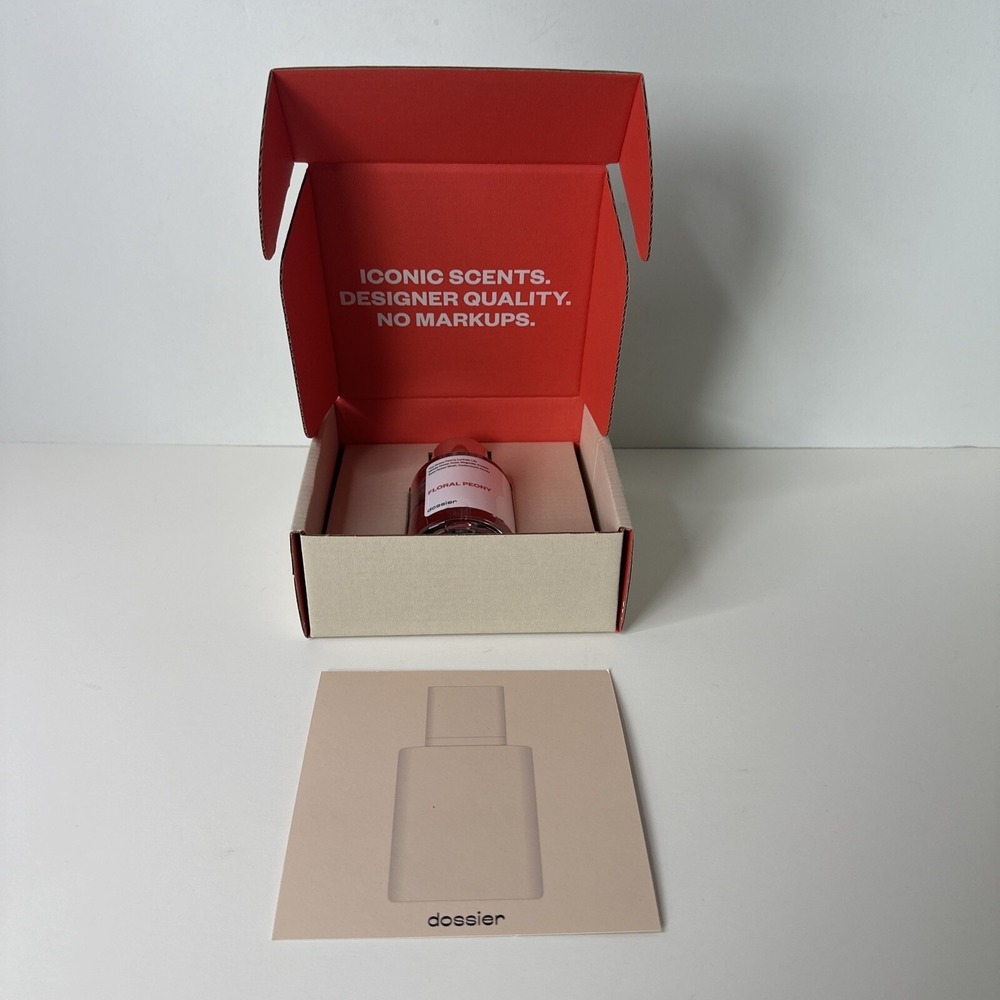 FLORAL PEONY Womans Perfume Dossier fragrance New In Box. Ships Same‎ Day.